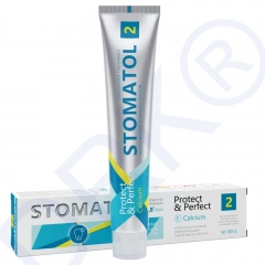 Зубная паста STOMATOL Calcium укрепляющая эмаль, 100г