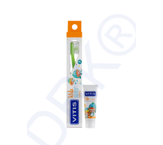Зубная щетка детская VITIS® Kids от 3х лет, очень мягкая + зубная паста VITIS® Kids 10мл